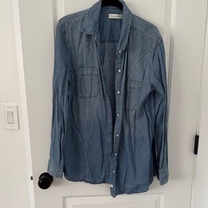 Treasure & Bond Blue Button Down Shirt